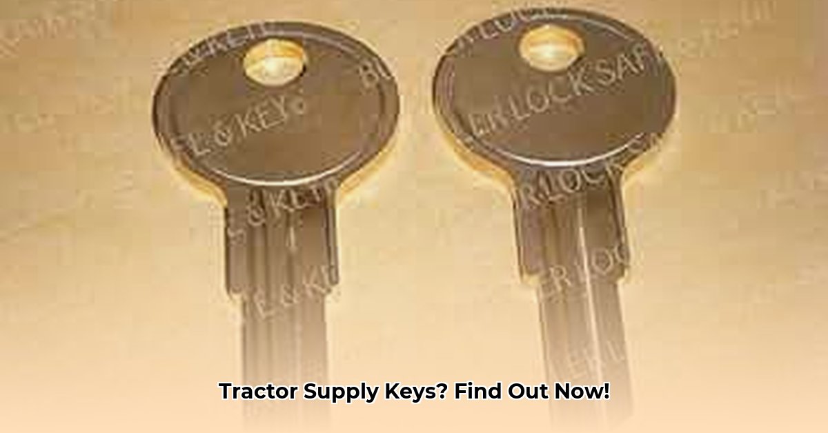 does-tractor-supply-make-keys